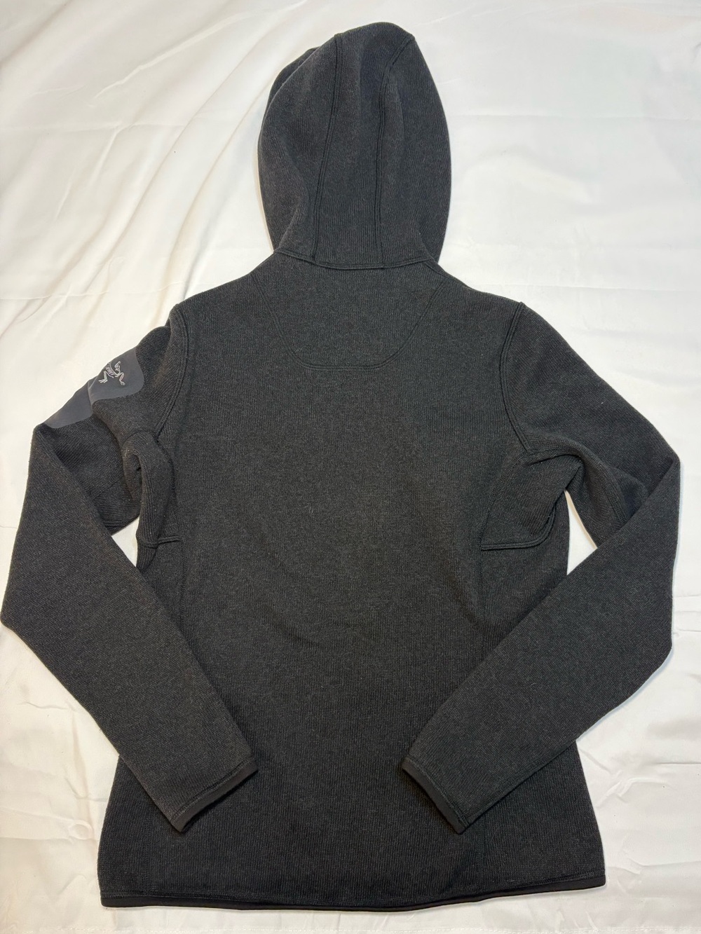 Arc'teryx Covert Hoody Full-Zip Fleece Jacket Women's Gray Black Charcoal - Picture 7 of 10